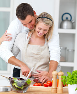 Couple in Kitchen